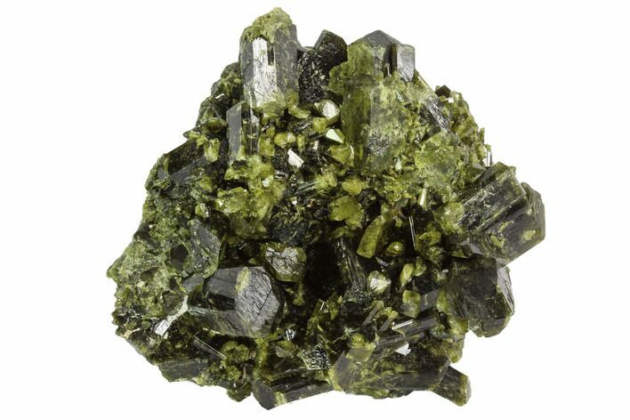 Epidote Crystal Cluster - Peru #98960